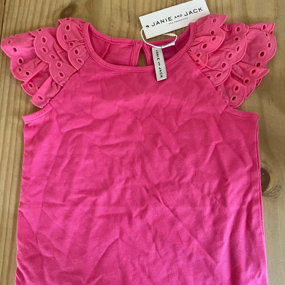 Pink Janie and Jack girls shirt